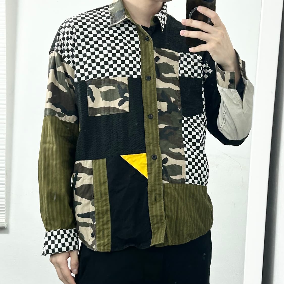 FDMTL 패치워크 셔츠 상품이미지2