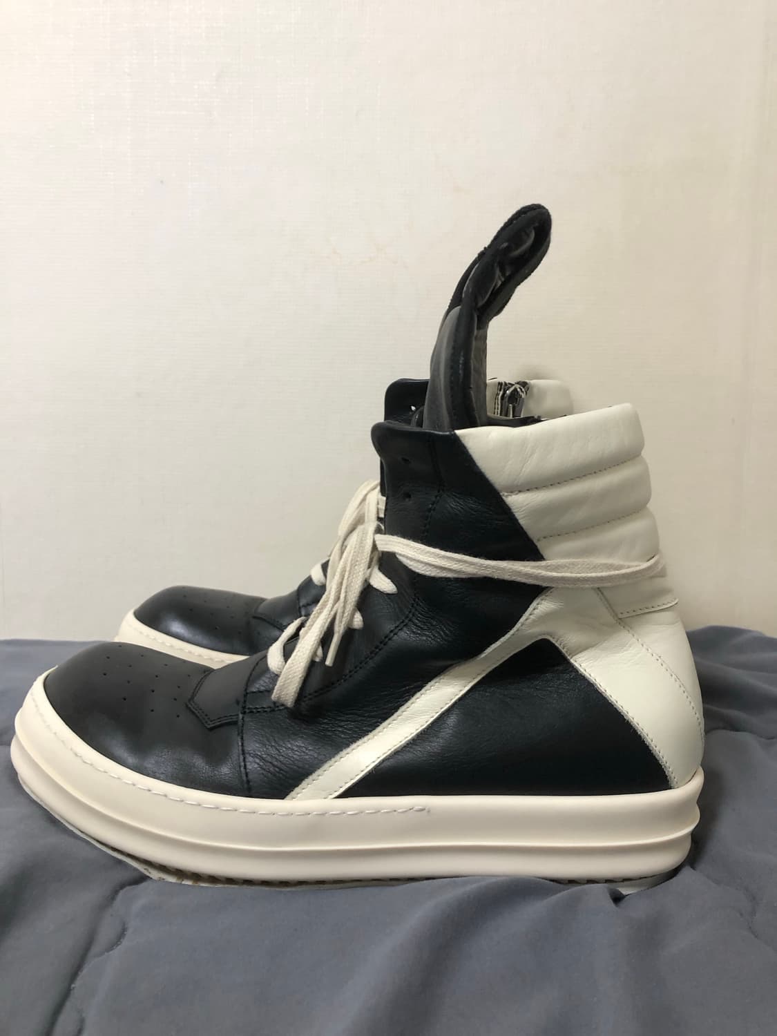 릭오웬스 16FW MASTODON 지오바스켓 모노크롬 LPO 42.5 상품이미지3