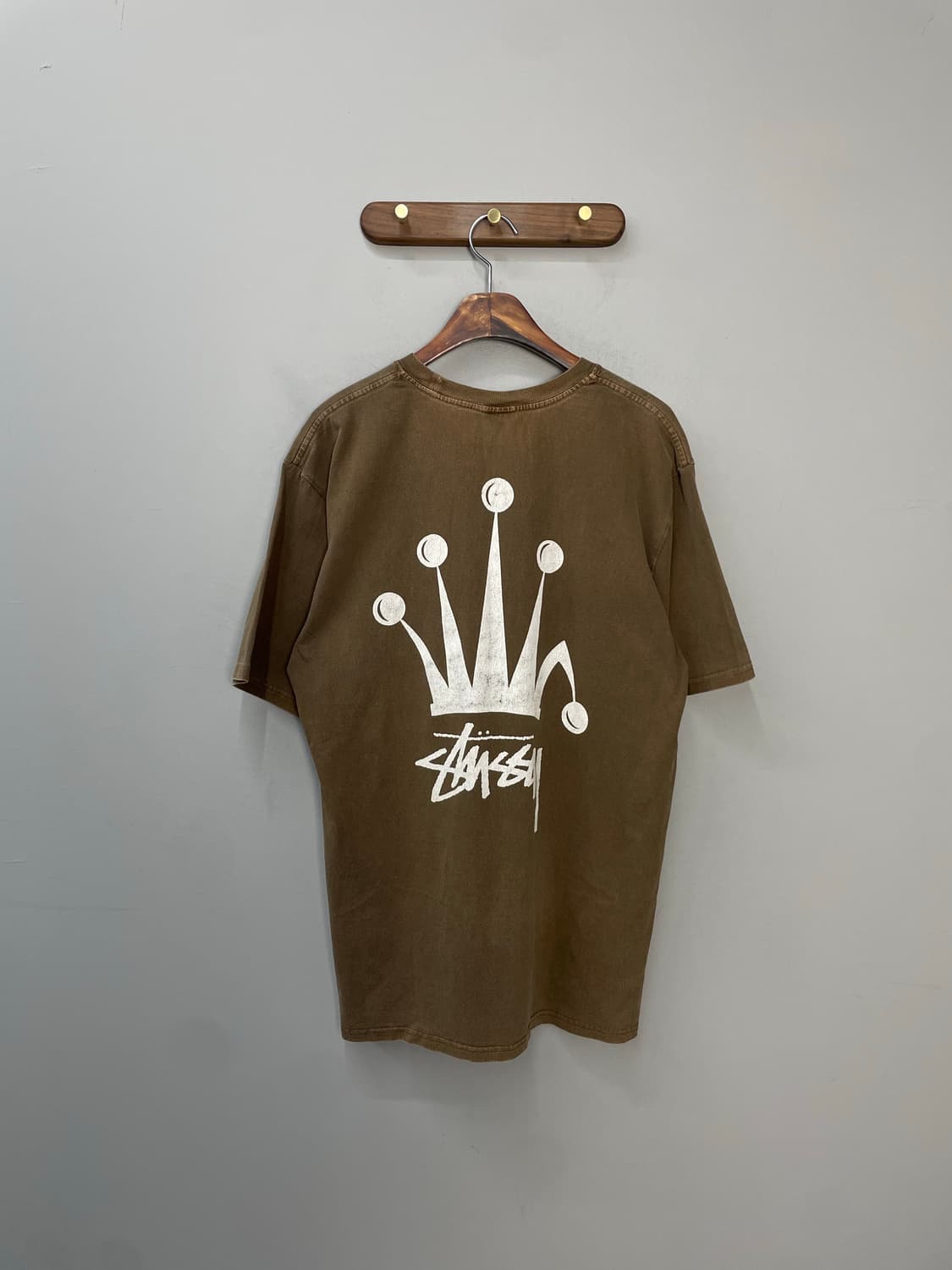 스투시 빈티지 워싱 크라운 피그먼트 반팔 H1440 상품이미지5