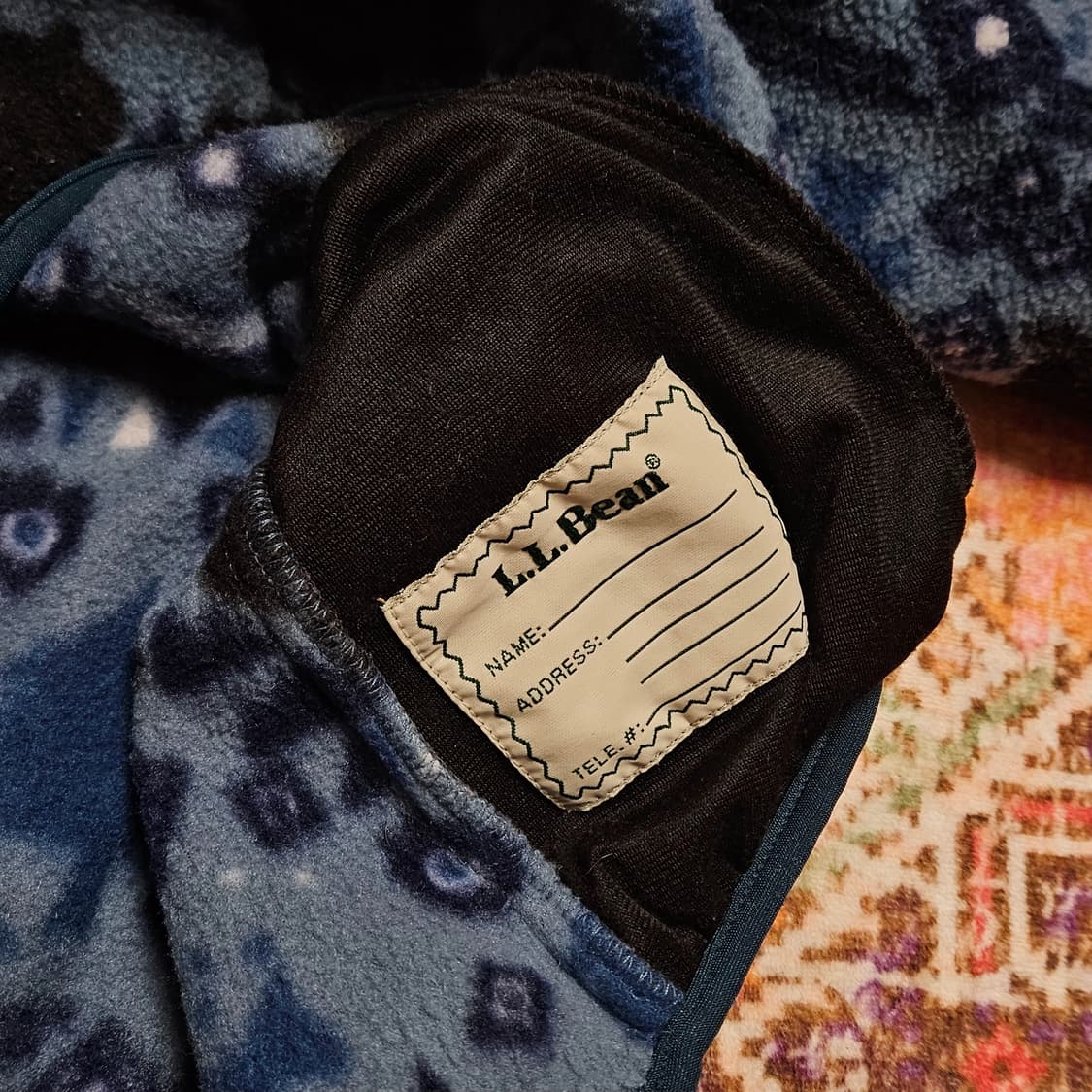 90s 엘엘빈 플리스 스냅티 / 초레어 상품이미지5