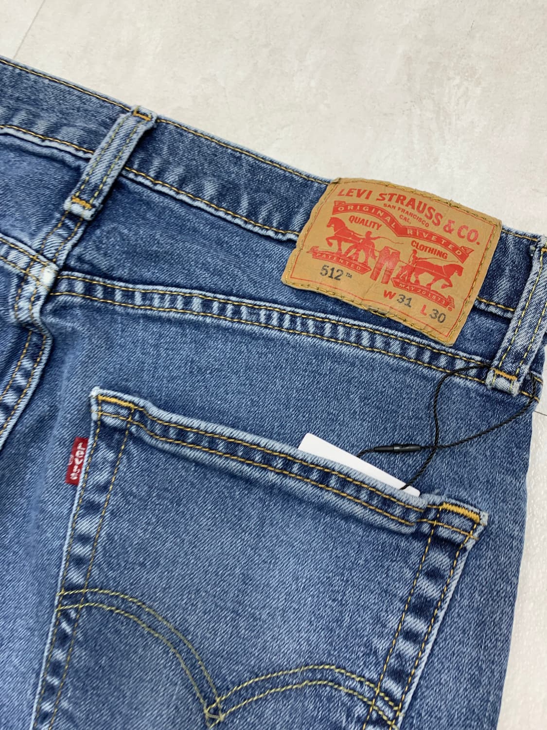 리바이스 512 데님 팬츠 #496 상품이미지8