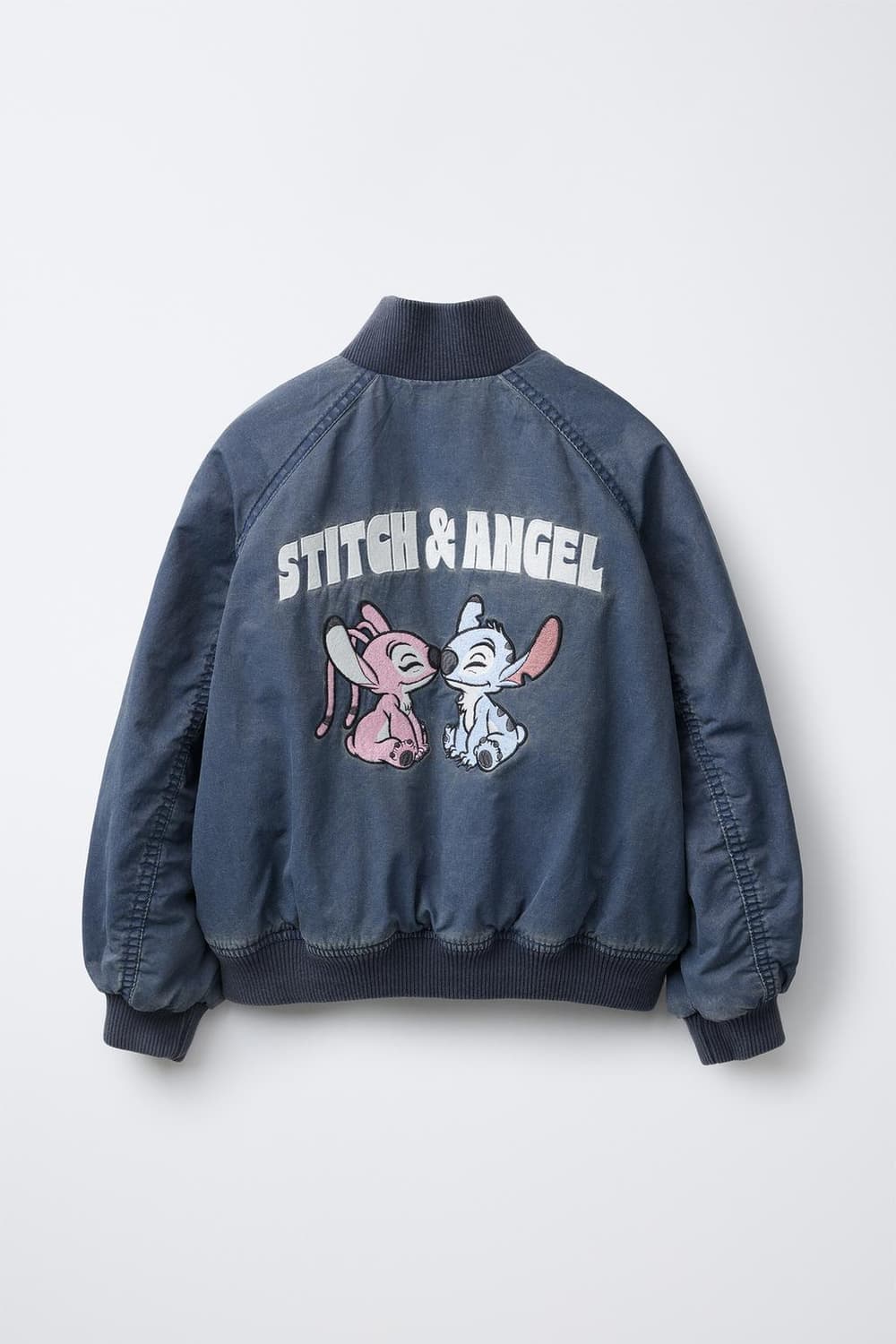 자라 STITCH  DISNEY 빈티지 봄버 재킷  스티치 점퍼 상품이미지1