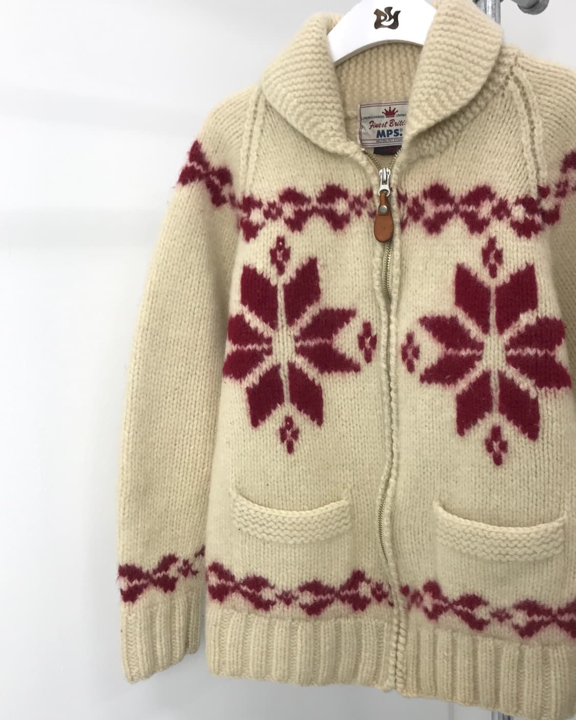 Mps Wool Nordic Shawl Collar Cardigan 상품이미지7