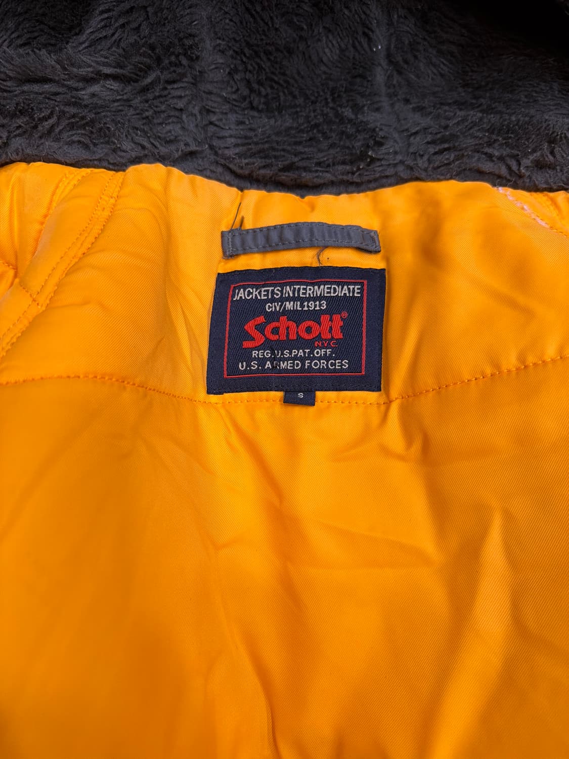 쇼트 Schott n3b 패치 밀리터리 파카 야상 카키 S 상품이미지10