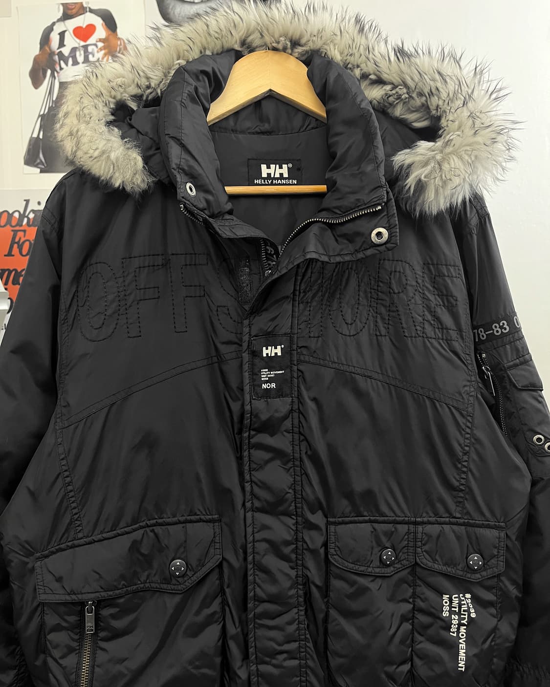 헬리한센 00s 나일론 퍼 패딩 점퍼 블랙 상품이미지6