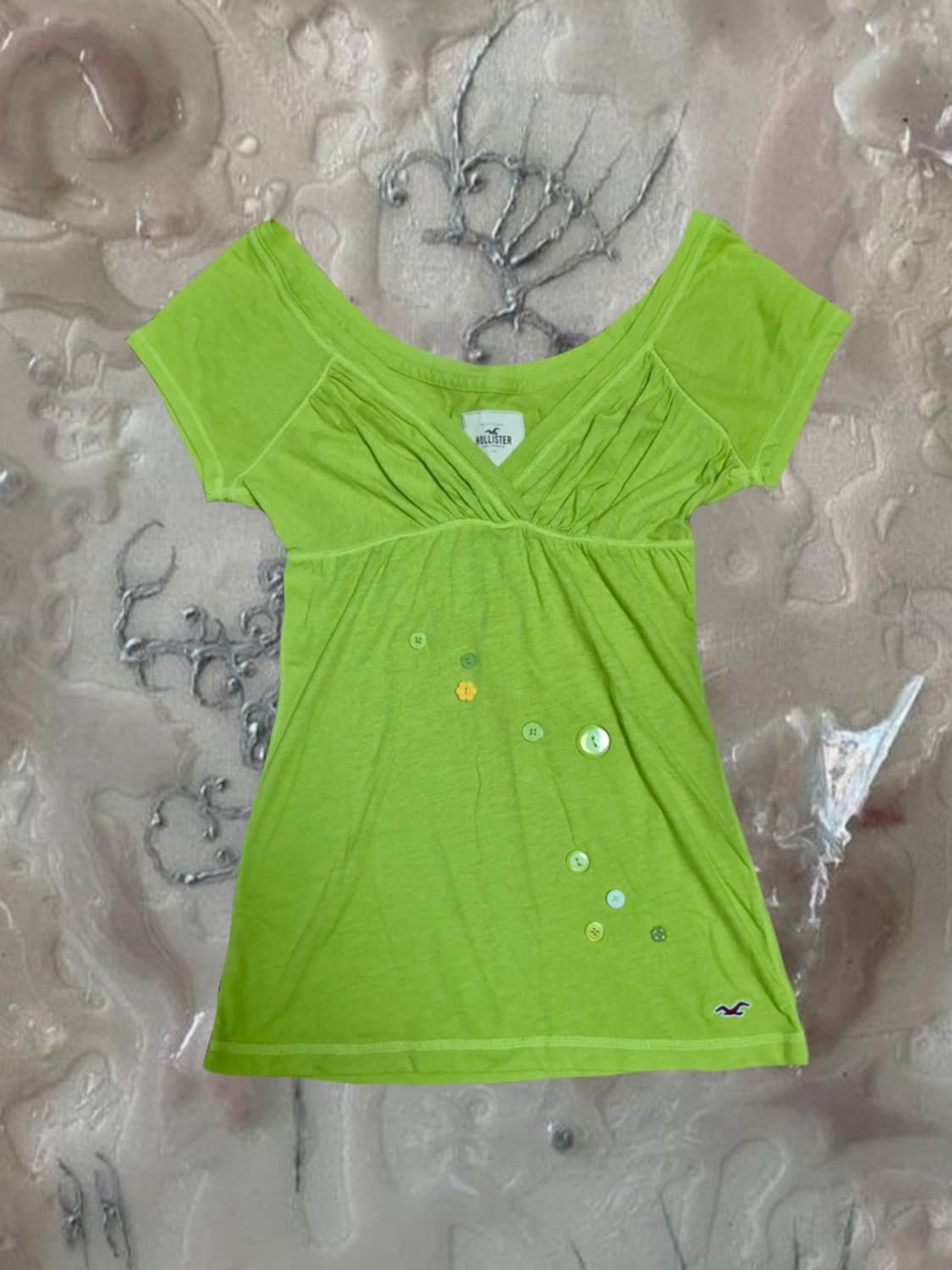 Hollister 홀리스터 미국 빈티지 섹시 브이넥 핀터레스트 티셔츠 상품이미지2