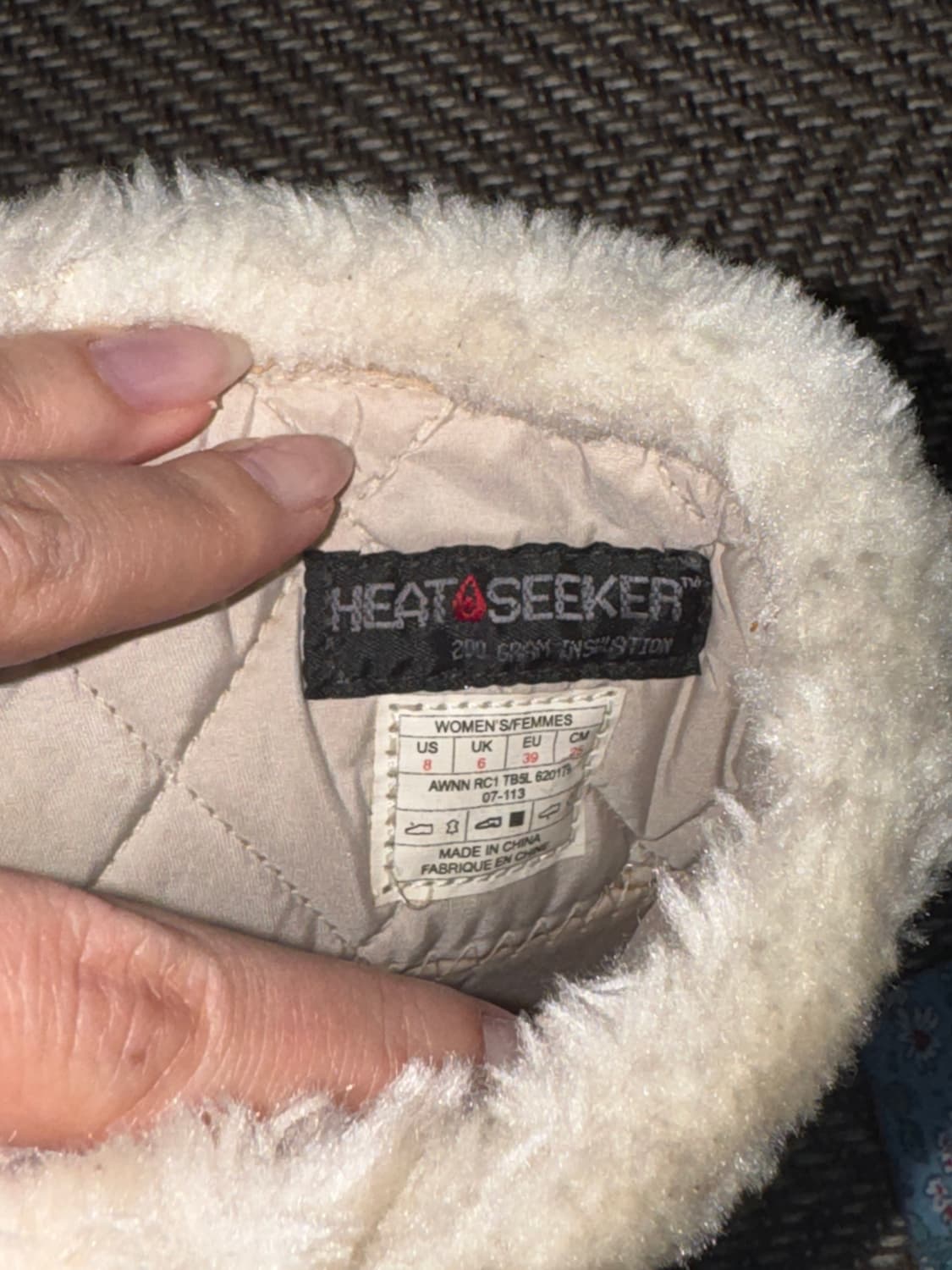 노스페이스 스웨이드 누빔 부츠 250 상품이미지6