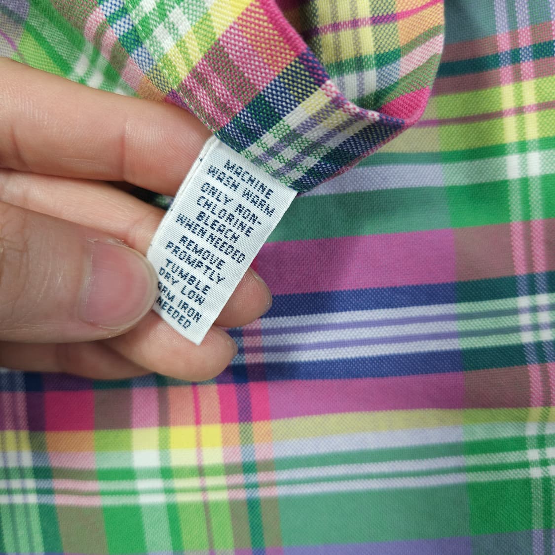 폴로 랄프로렌 체크 셔츠 상품이미지5