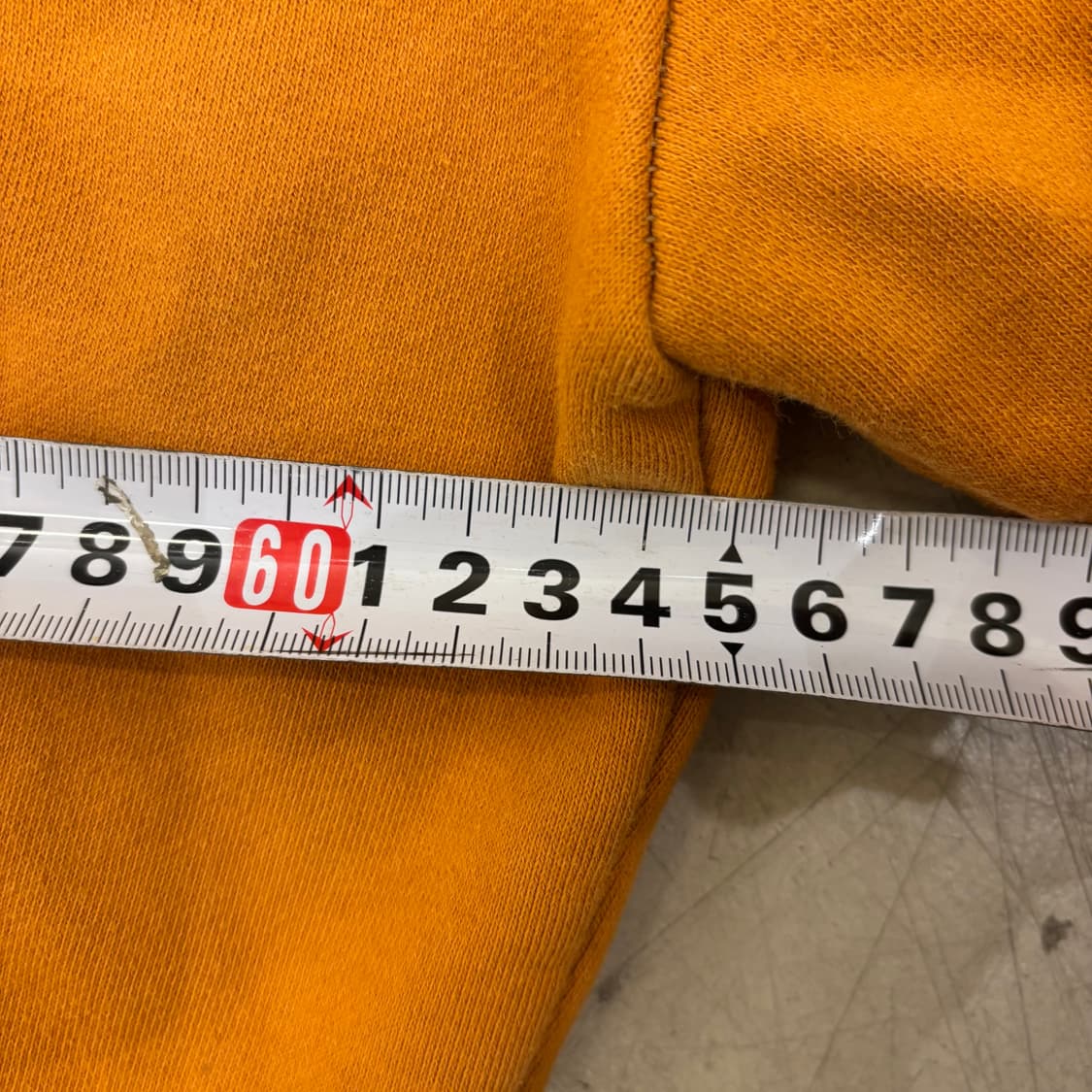 세인트페인 빅로고 오렌지 후드티 상품이미지5