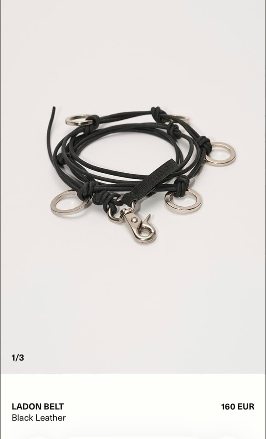 OUR LEGACY Belt 상품이미지2