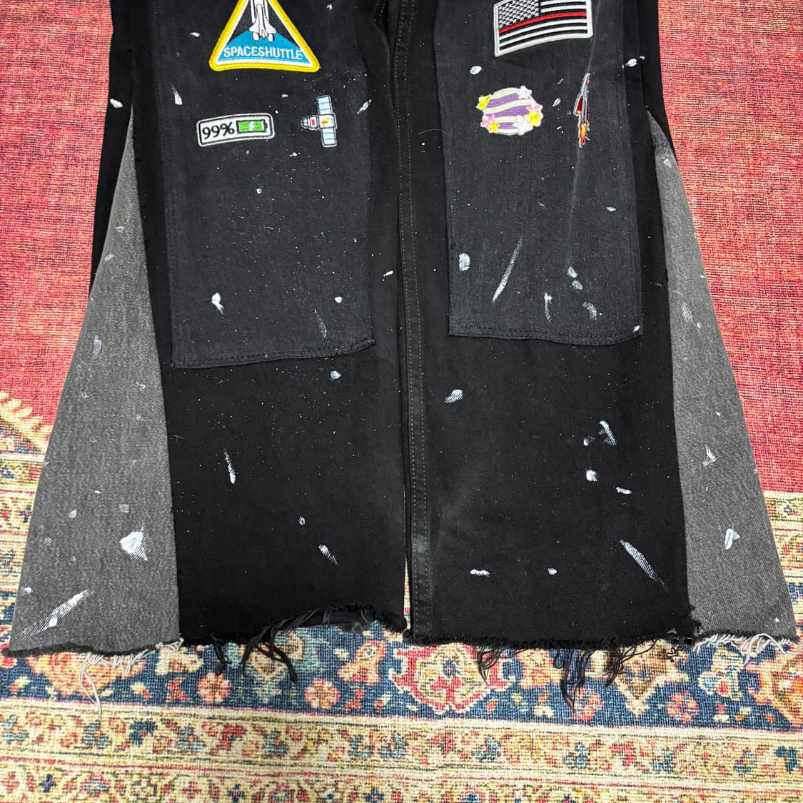 리바이스 550 흑청 패치워크 부츠컷 상품이미지6