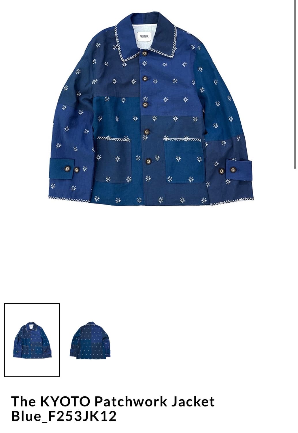 Fritur The KYOTO Patchwork Jacket 상품이미지2