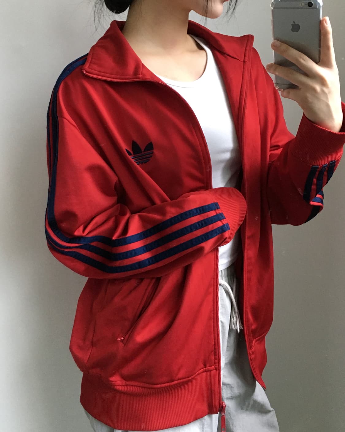 Adidas 아디다스 버건디 파이어버드 트랙탑 상품이미지1