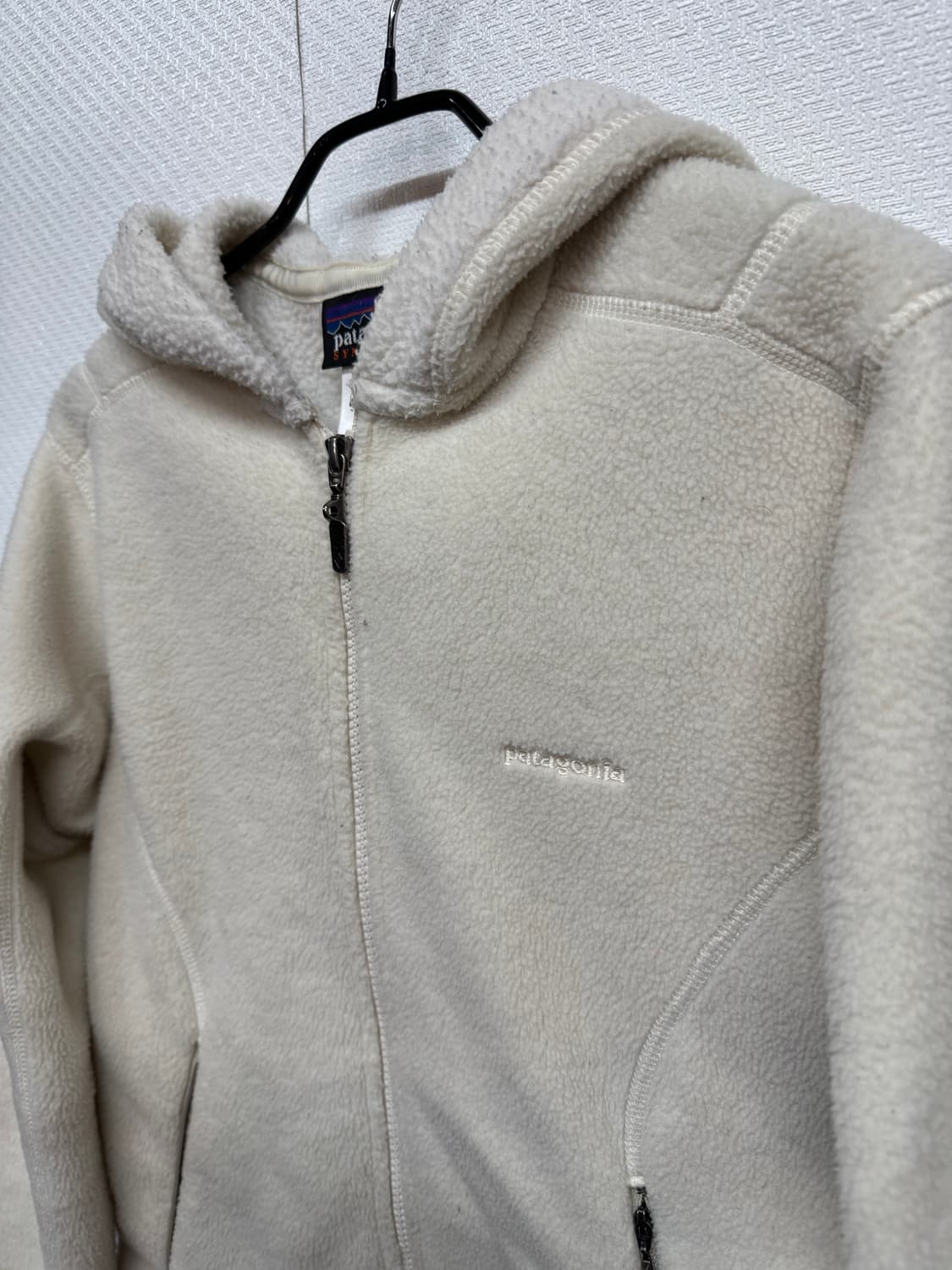 파타고니아 신칠라 로고 후리스 후드집업 S(S~M) 상품이미지2