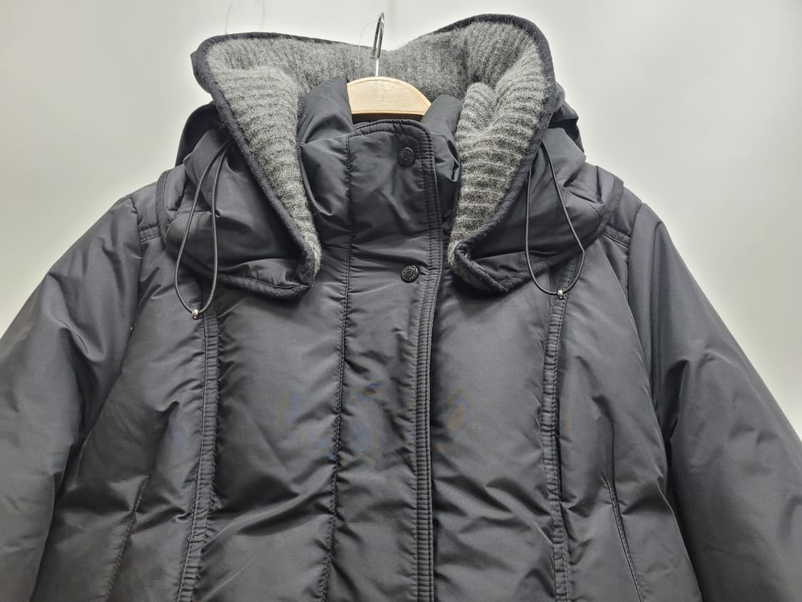 FANTOM 팬텀 빅후드 다운 롱 패딩 / 여 100 블랙 상품이미지3