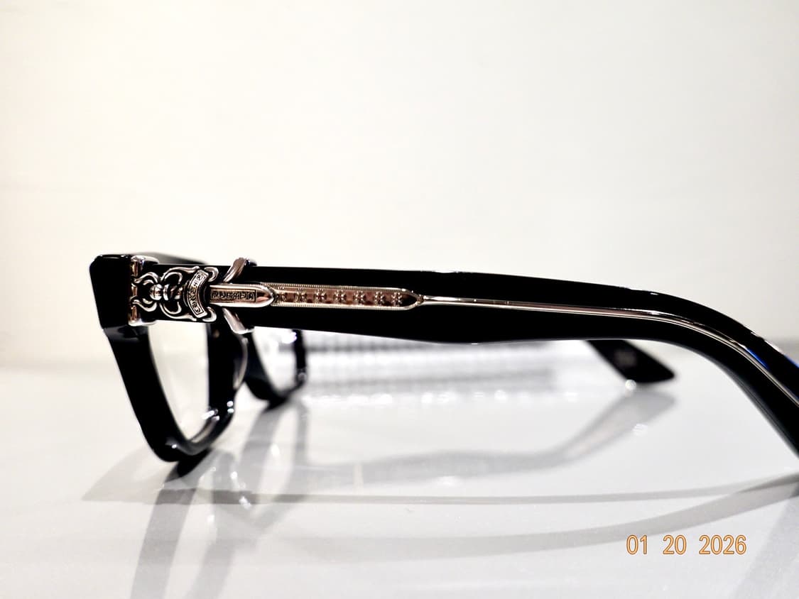 크롬하츠안경 바질리오네어2 블랙/실버 상품이미지6