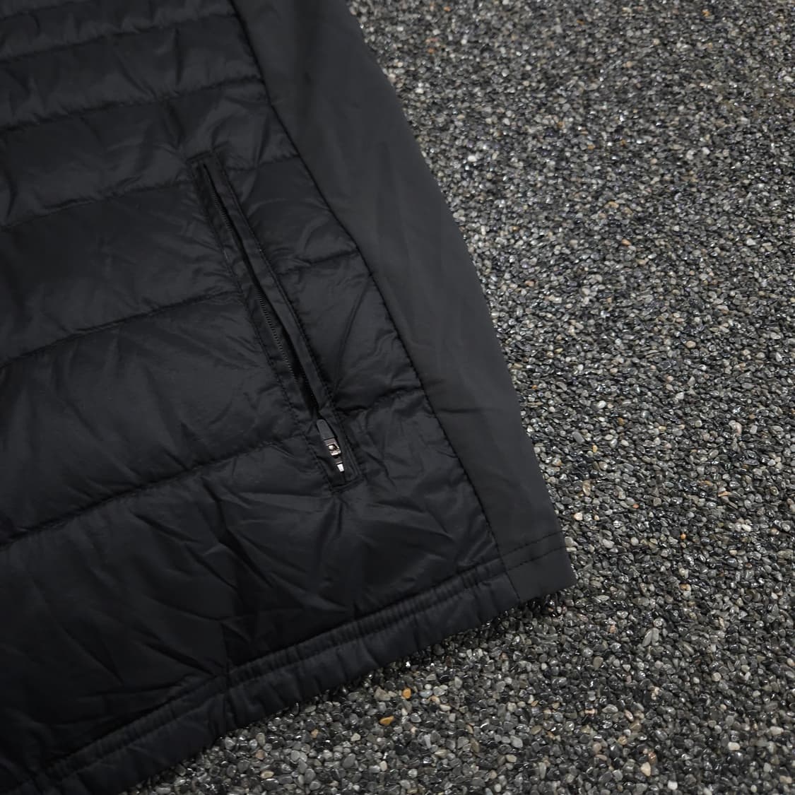 라코스테 자수로고 블랙 경량 다운 베스트 (L) 상품이미지4