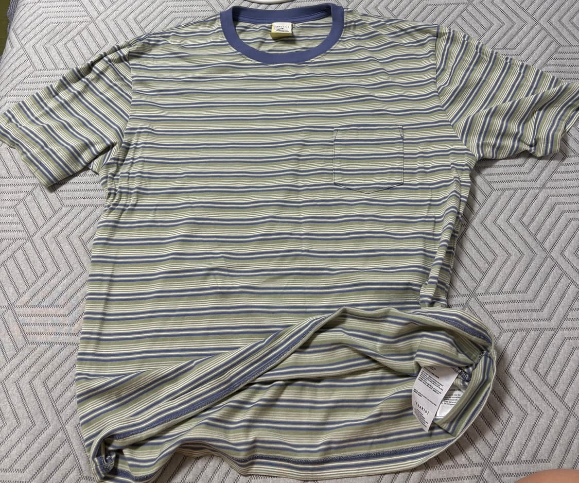 3)카키스 Border S/S Tee - Moss 상품이미지1