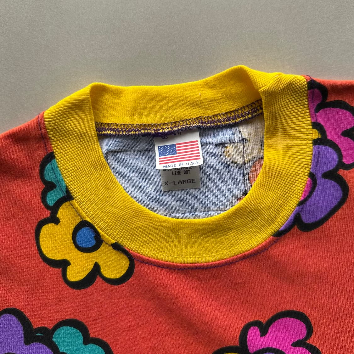 [XL](새상품)90s USA KOOL 컬러풀 아트 티셔츠 상품이미지10