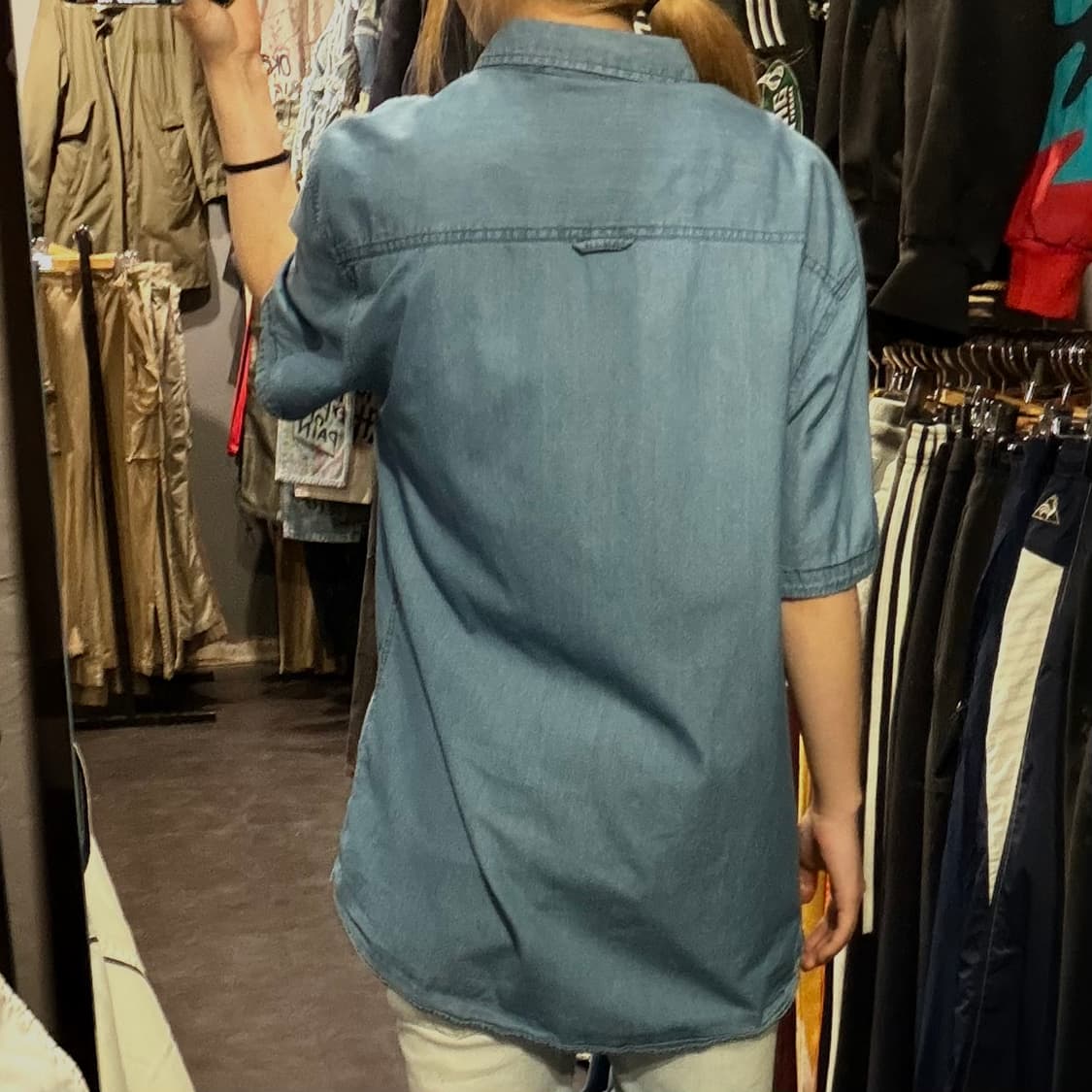 [IM] Carhartt 칼하트 데님 반팔 셔츠 상품이미지4