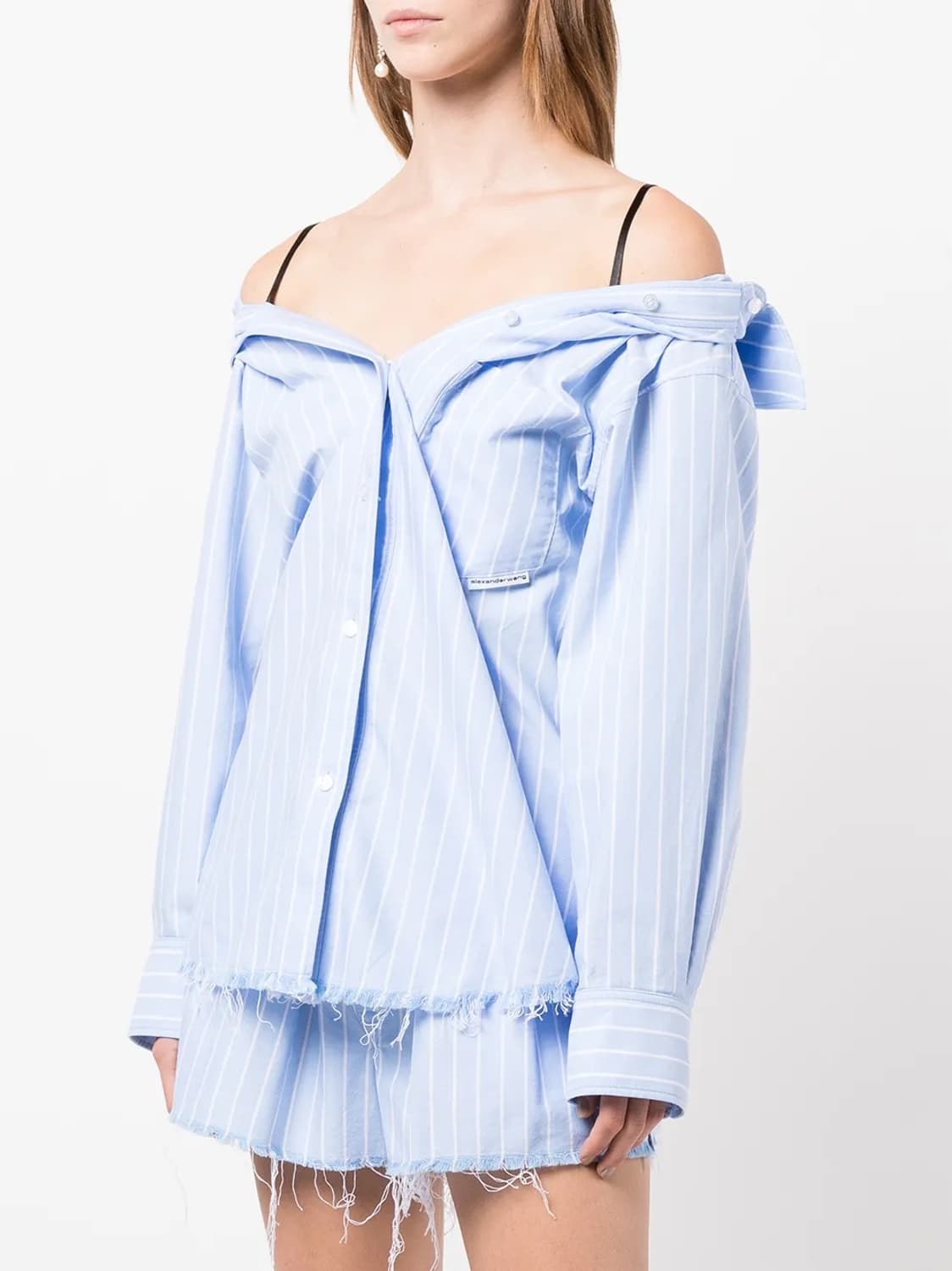 알렉산더왕 크리스탈 오프숄더 셔츠 s 상품이미지2