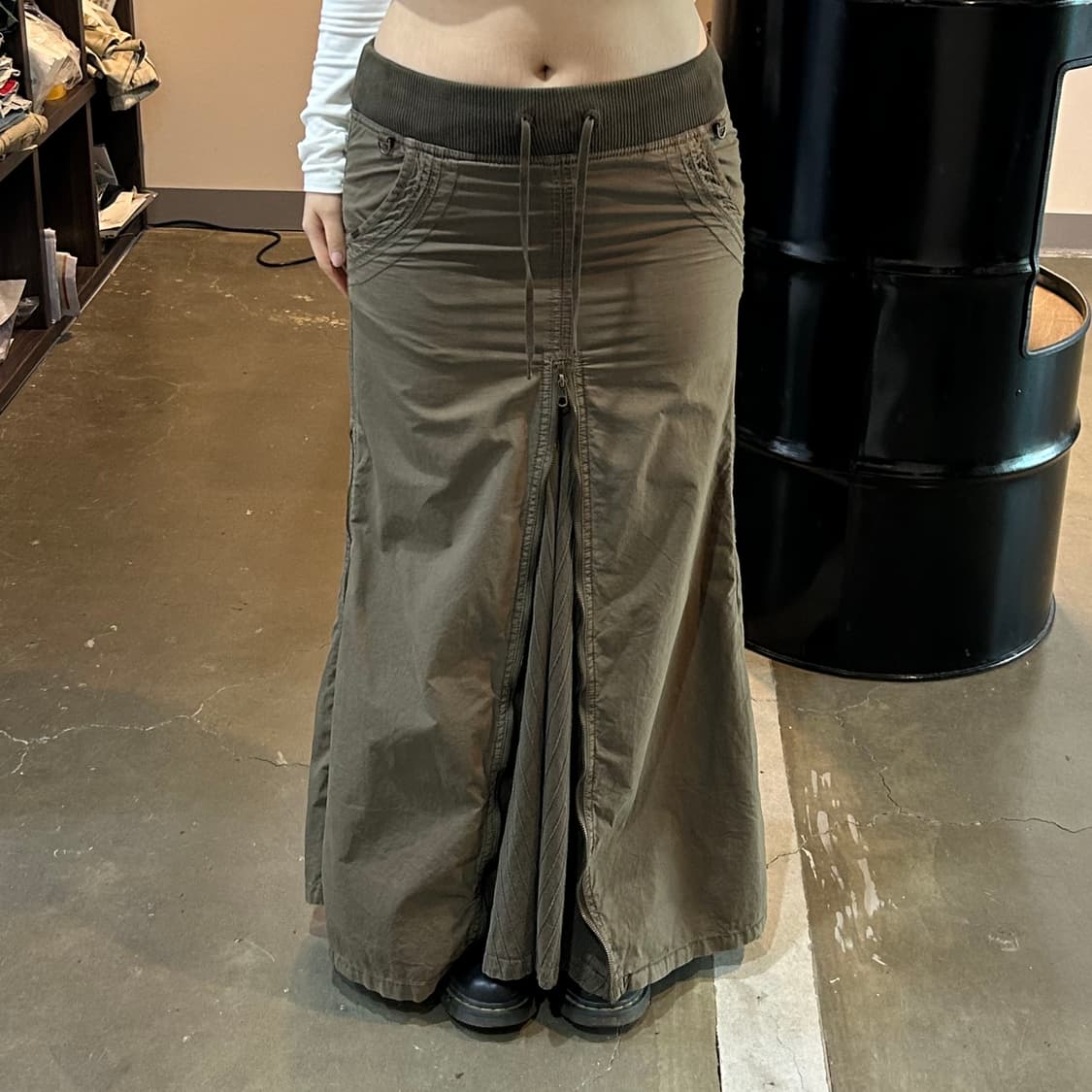 Goa 카키 스커트 상품이미지9