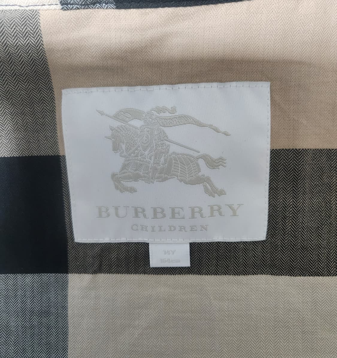 버버리 키즈 바람막이 점퍼 14Y 상품이미지6
