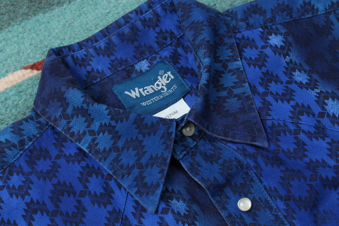 90년대 아메리칸 빈티지 랭글러 웨스턴 셔츠 상품이미지2