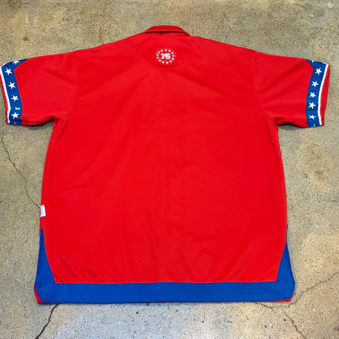 90s USA 나이키 빈티지 필라델피아 세븐티식서스 농구 슈팅 져지  상품이미지9