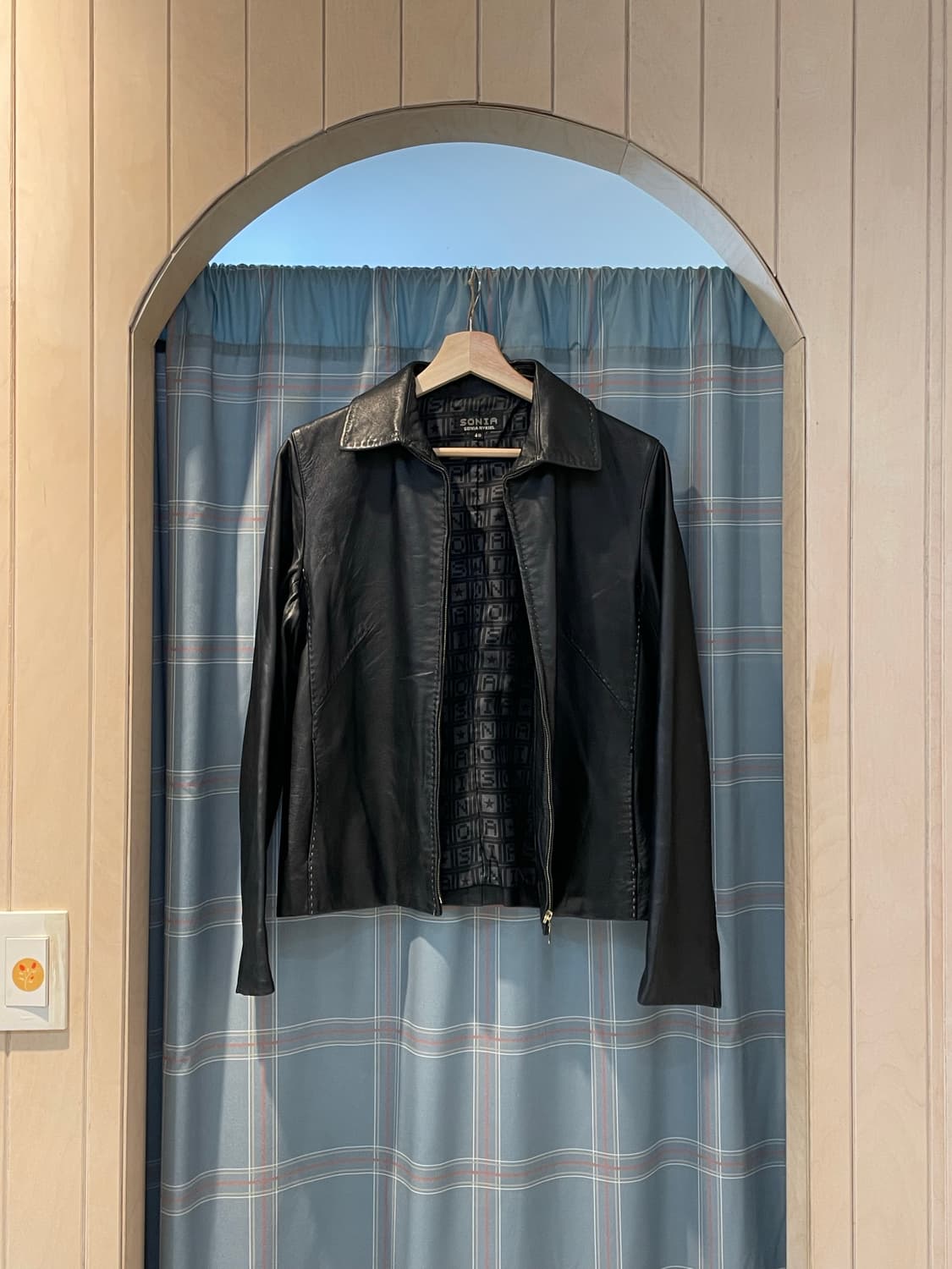 소니아리키엘 양가죽 리얼레더자켓 상품이미지4