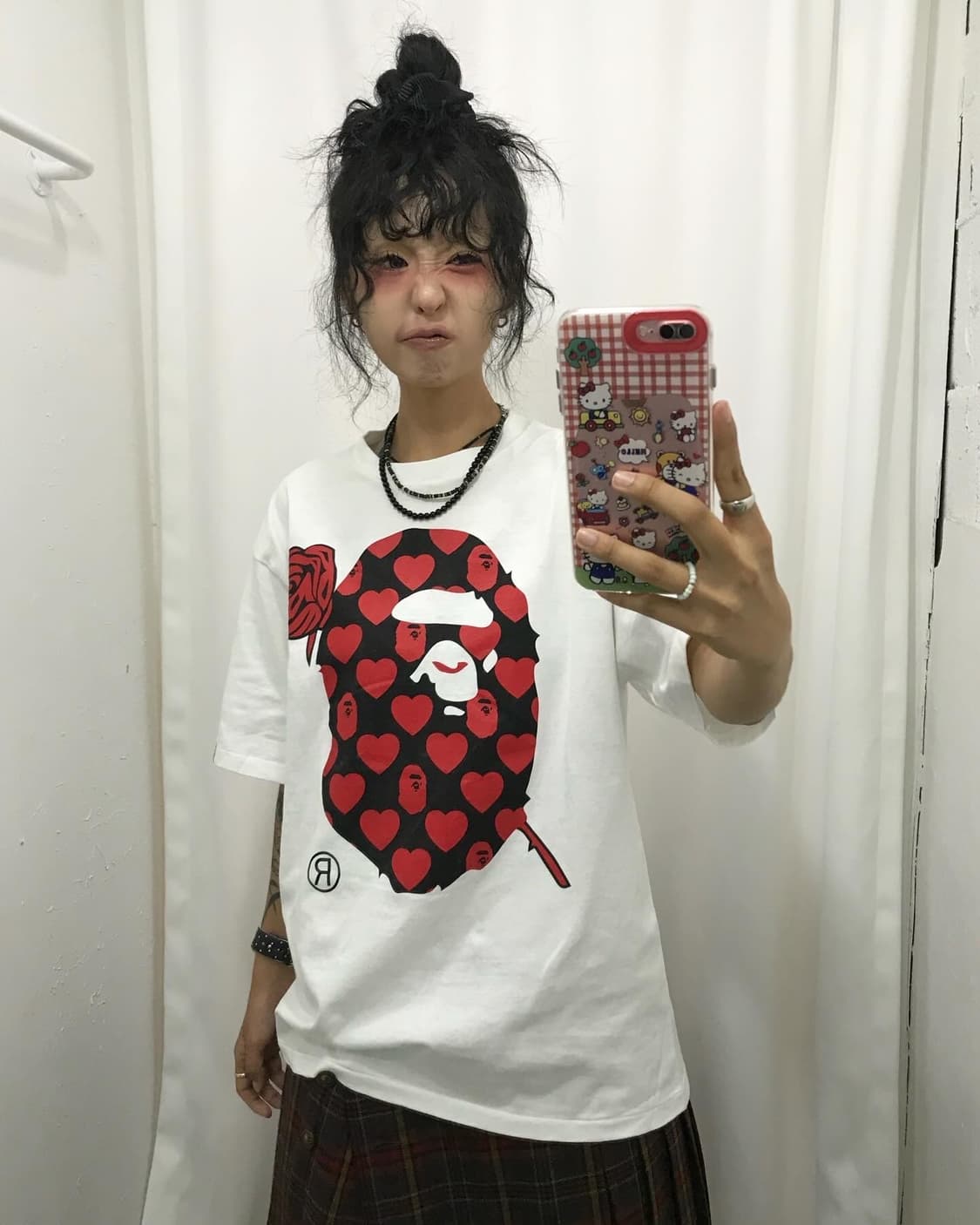 Bape Happy Valentin's Day Big Saru Tee 상품이미지4
