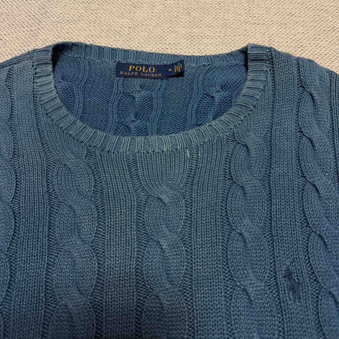 폴로 랄프로렌 라운드 케이블 니트 상품이미지2