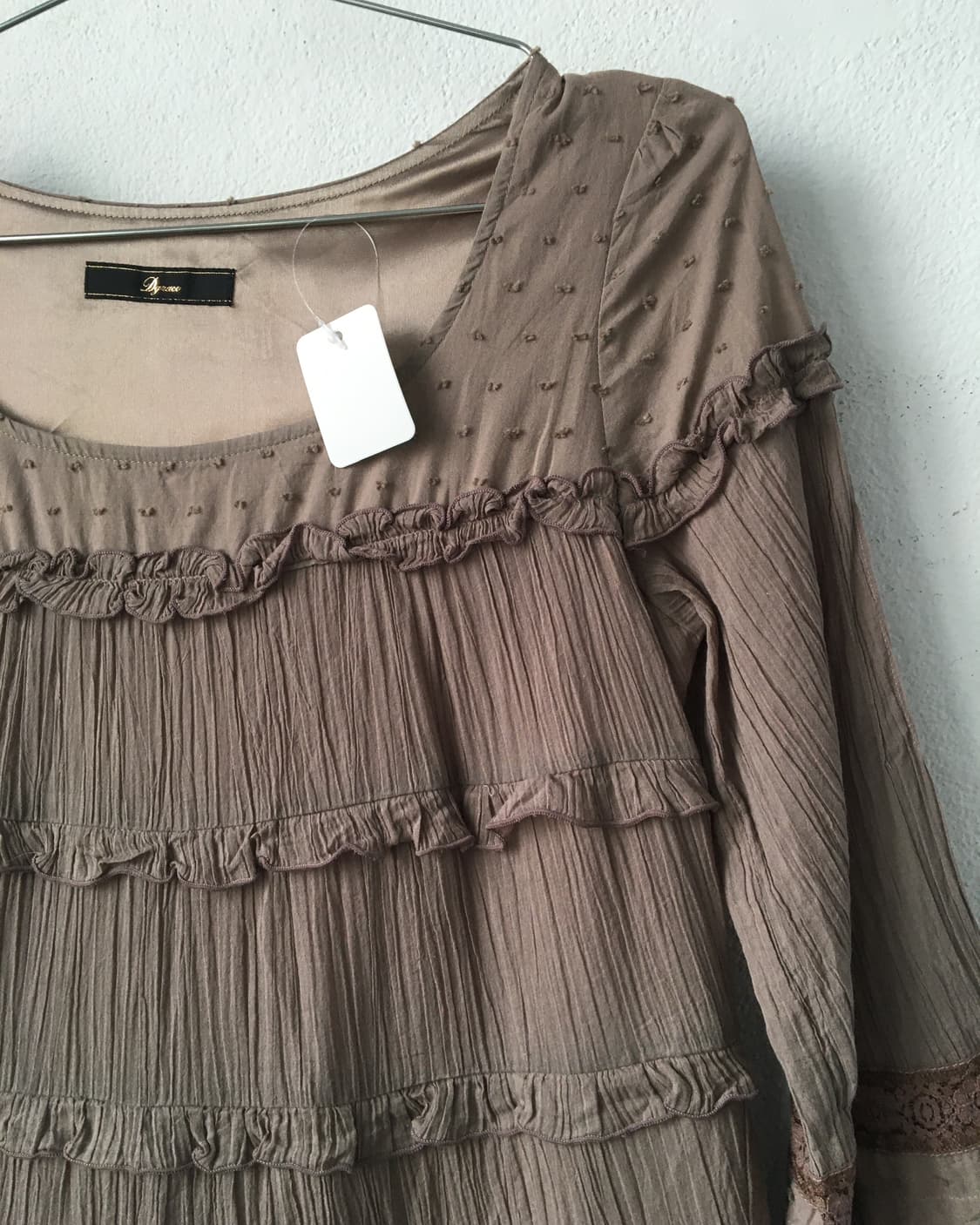 Layer point blouse 상품이미지5