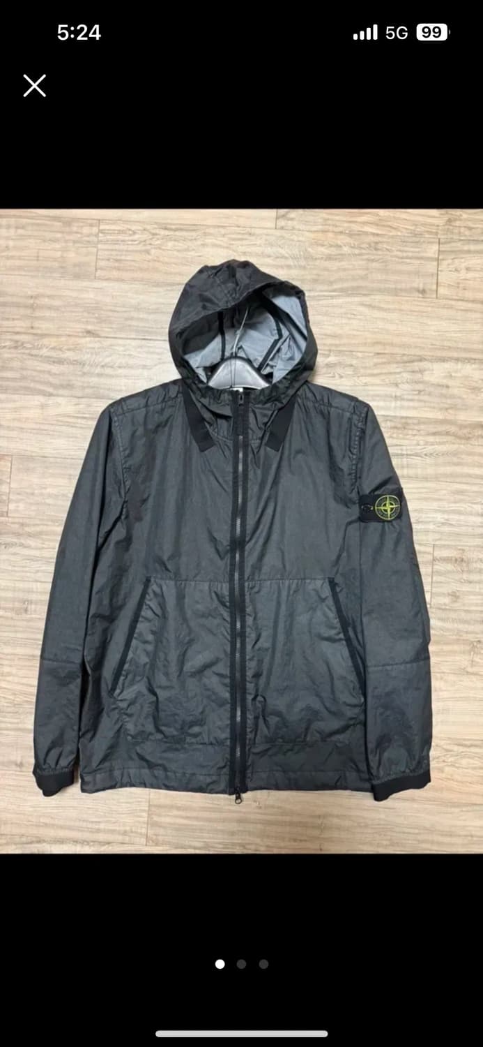 스톤아일랜드 21ss시즌 멤브라나 3L-TC 자켓 블랙 L사이즈 제품입니 상품이미지1