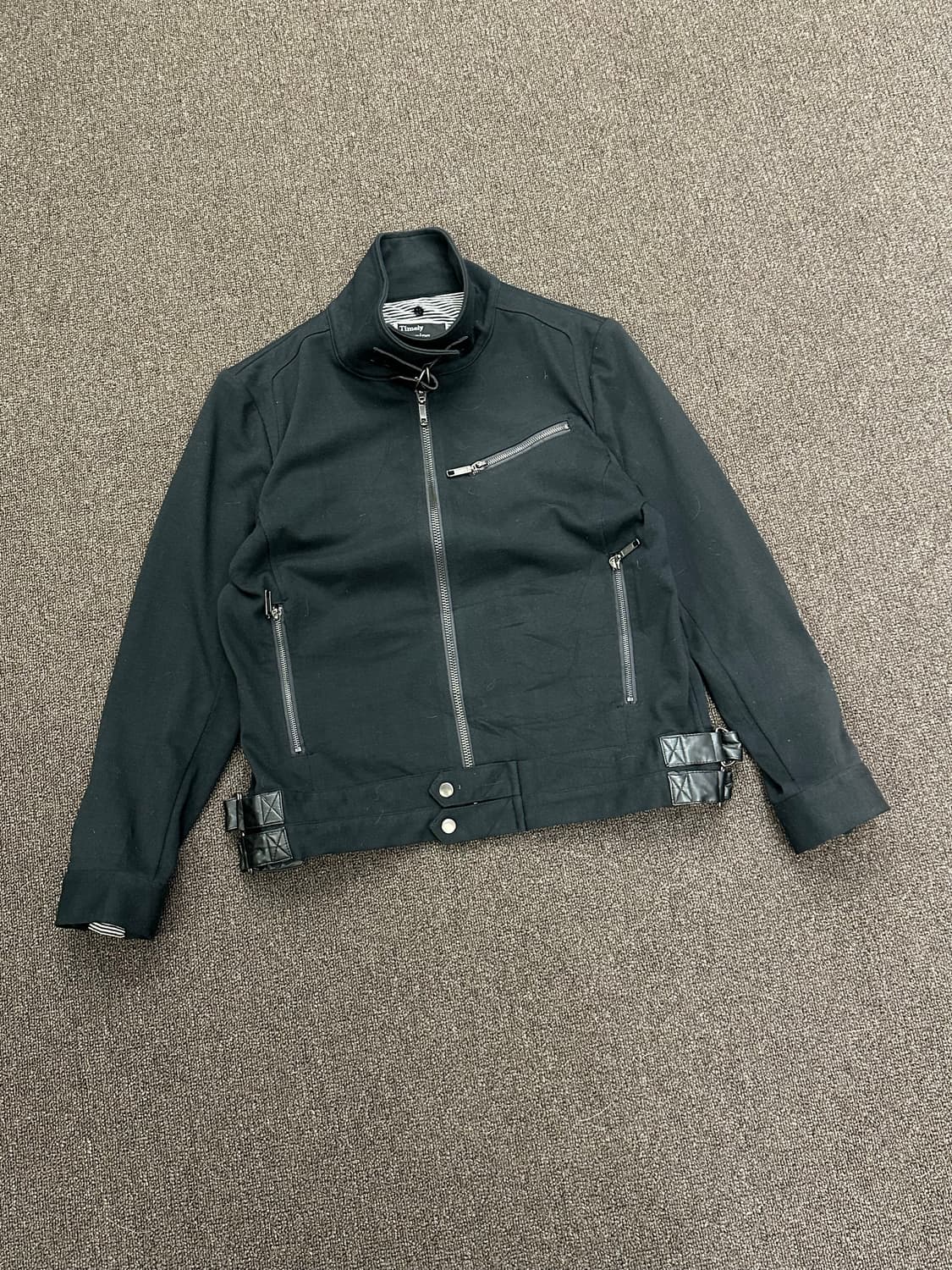 L)Japanese vintage 블랙 바이커 자켓 상품이미지1