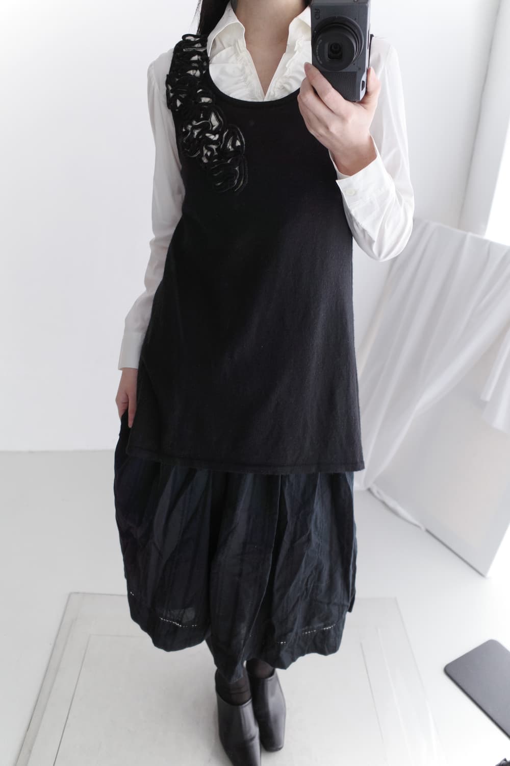 kansai bis) flower sleeveless knit  상품이미지7