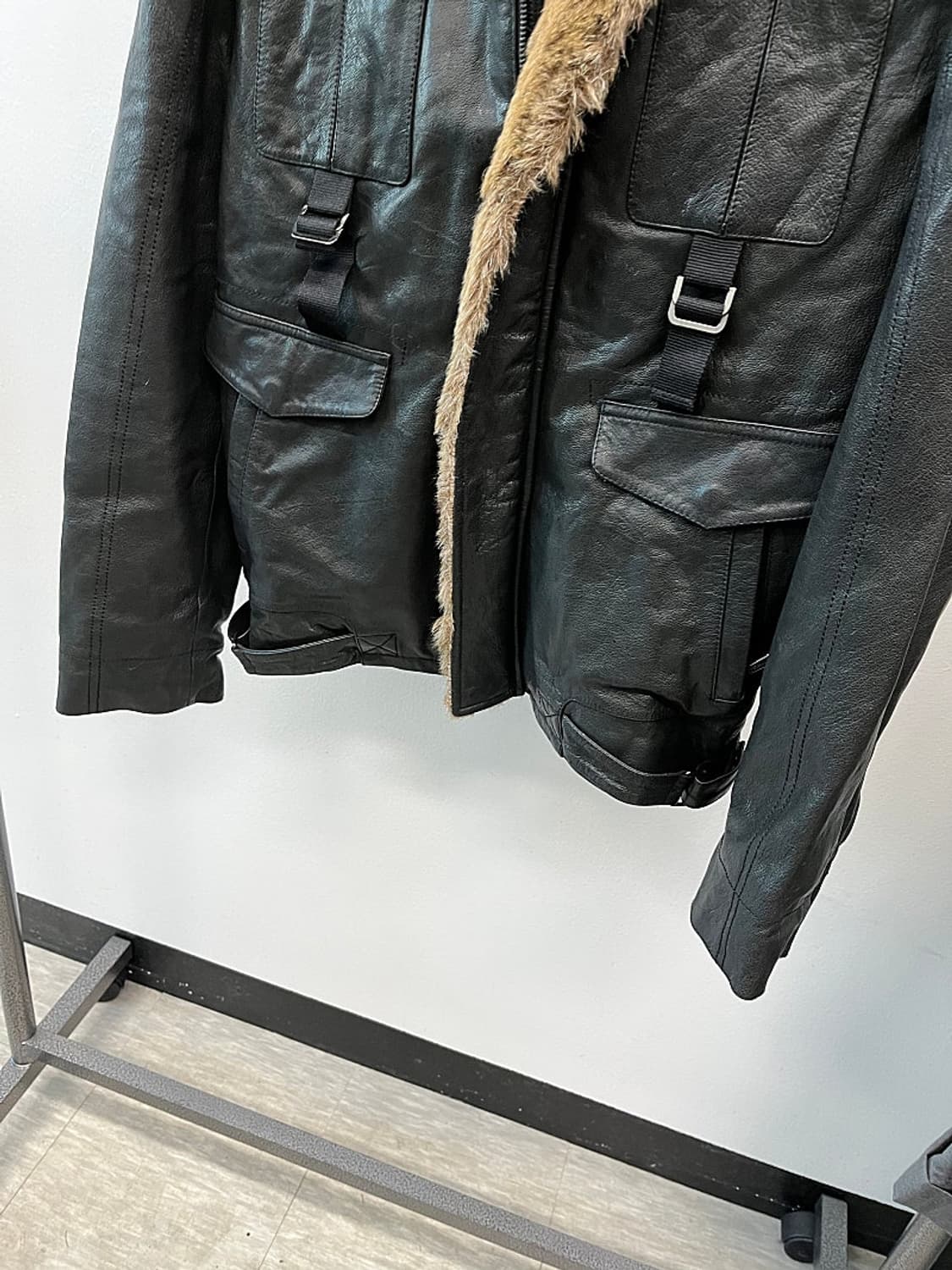 100) 인터메조 레빗퍼 레더자켓  상품이미지2