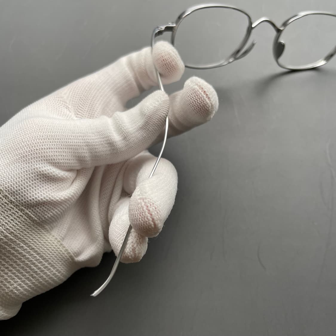 실버 사각 티타늄 코받침 없는 윤여정 일본 안경 상품이미지6