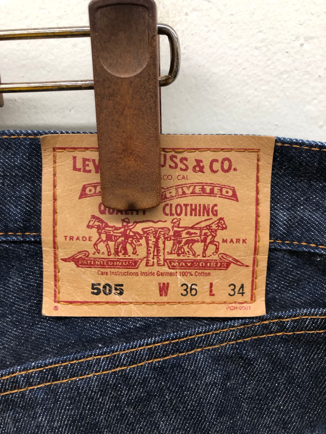 일본 생산 505 36x34 상품이미지5