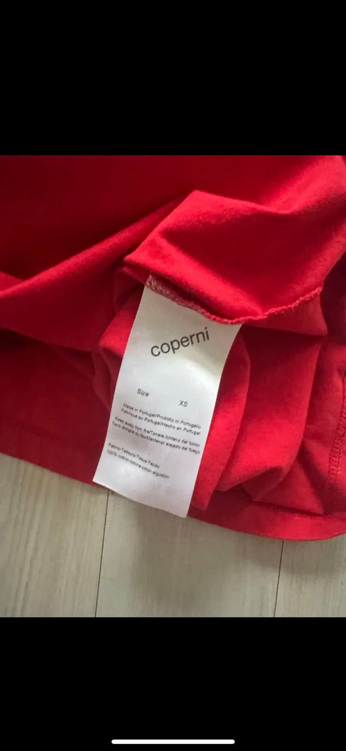 코페르니 coperni 레드 반팔 티셔츠 상품이미지4