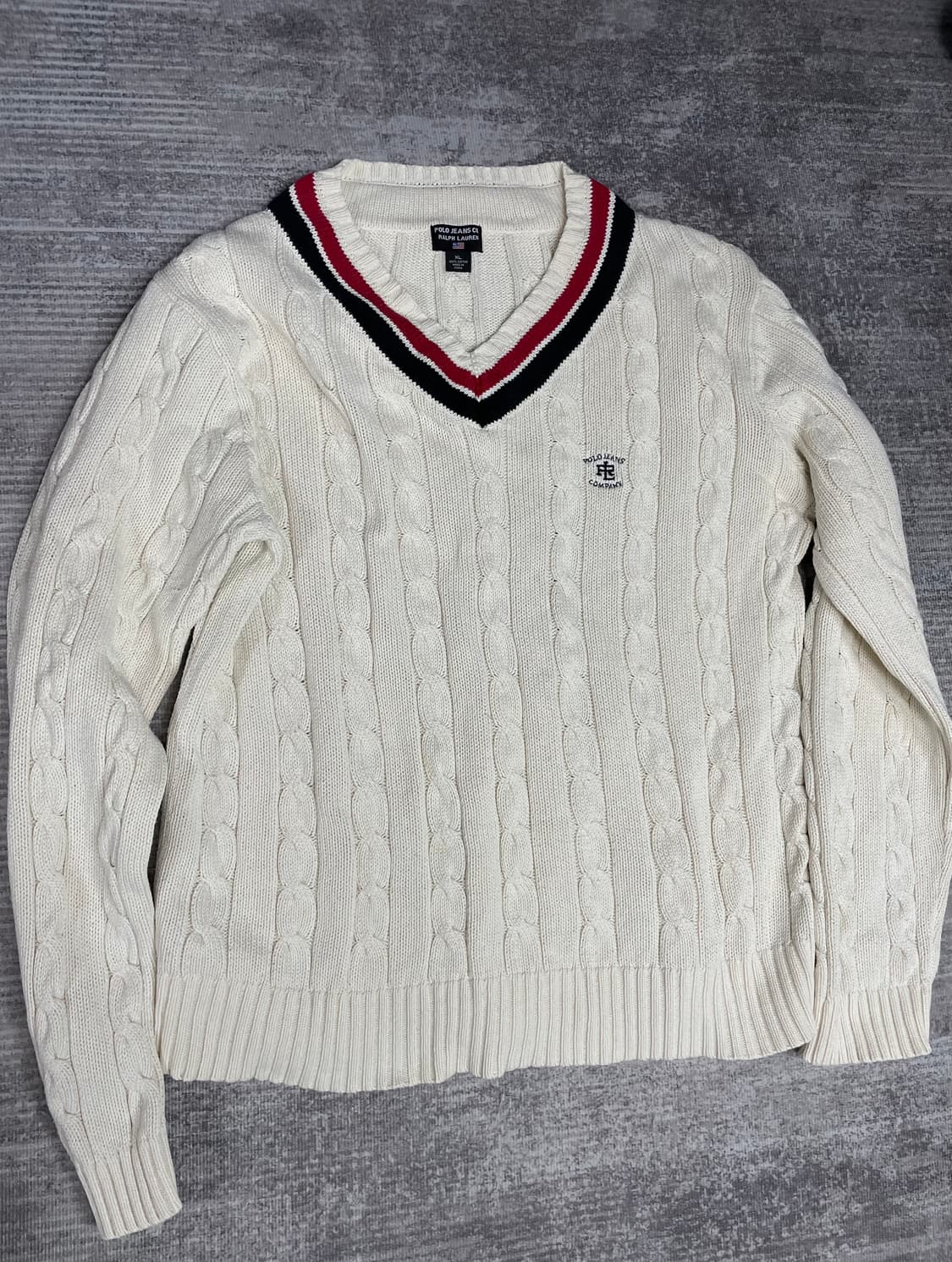 90s Polo 크리켓 케이블 니트 상품이미지2