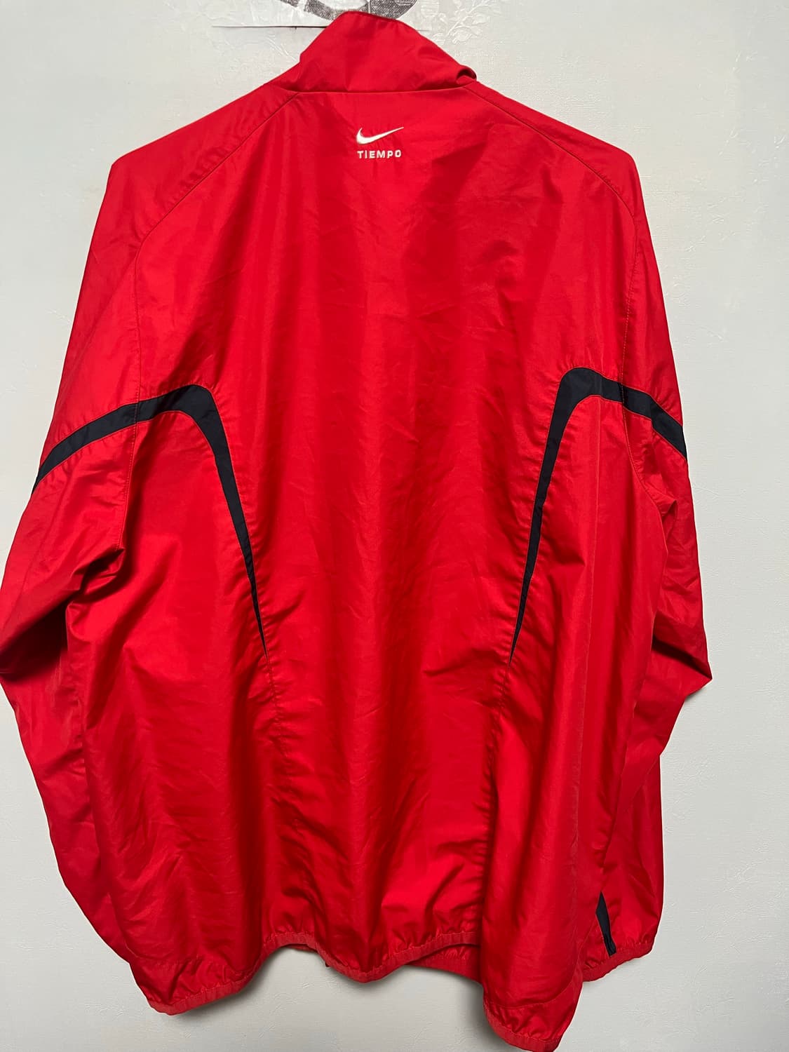 나이키 tiempo 레드 바람막이 점퍼 상품이미지5