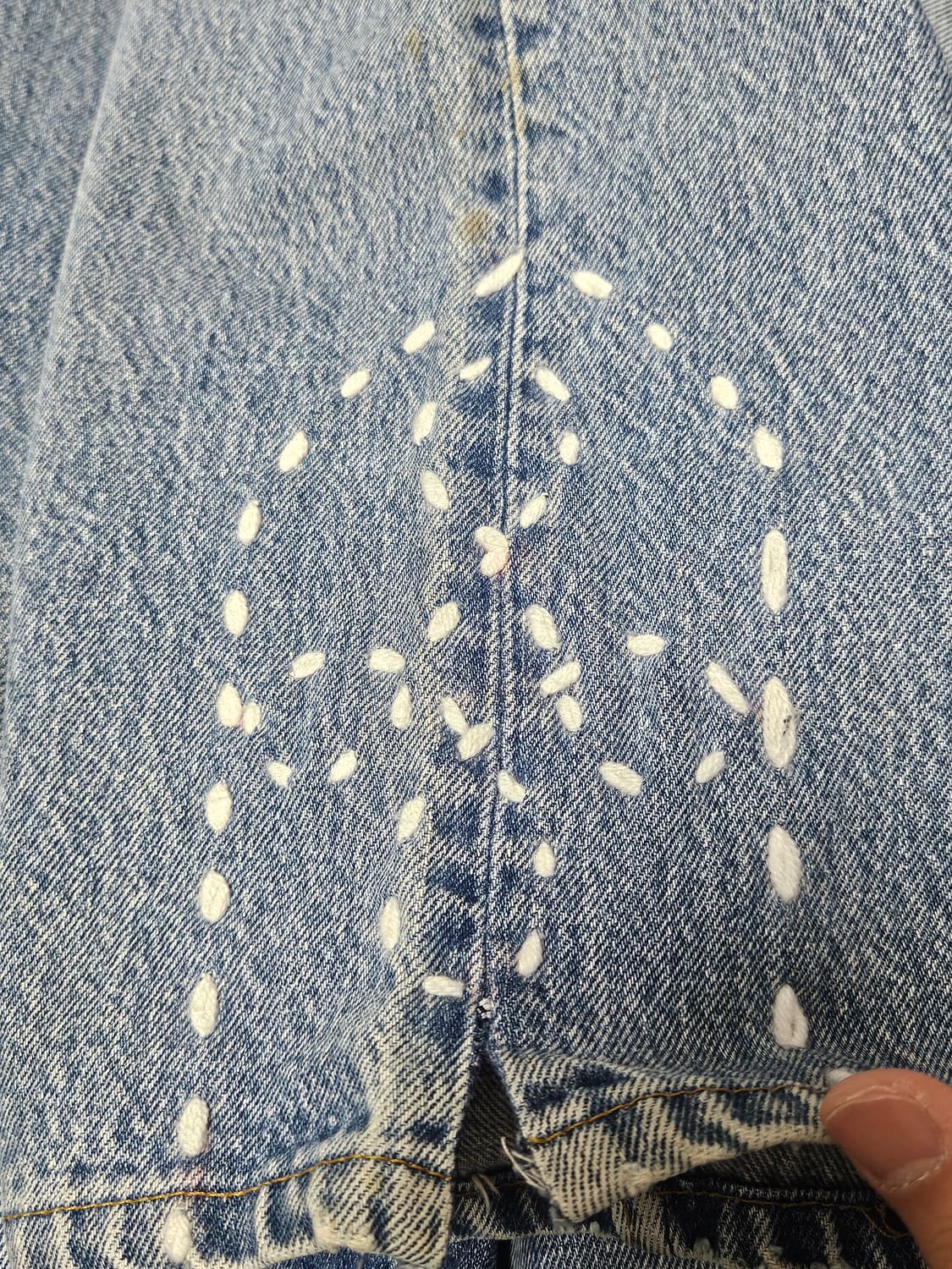 90's 리바이스 501 자수 데님 상품이미지8