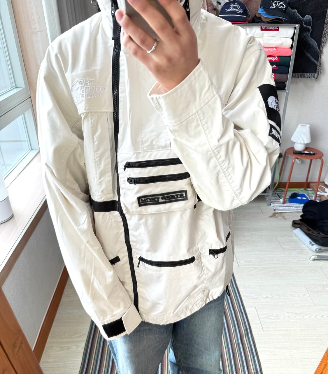 슈프림 노스페이스 스팁테크 아노락 자켓 상품이미지1