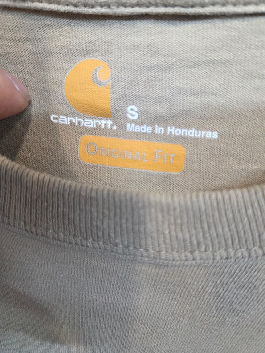 칼하트 포켓 반팔 된장 s 레귤러  상품이미지3