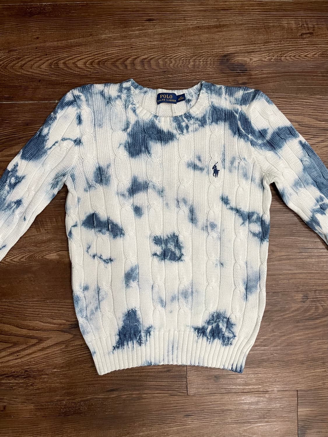폴로 랄프로렌 타이다이 케이블 니트 코튼 스웨터 상품이미지3