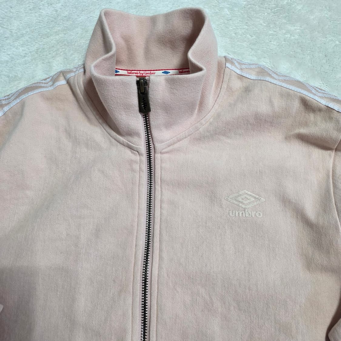 (L)엄브로 져지 트랙탑 자켓 공용 핑크 상품이미지2