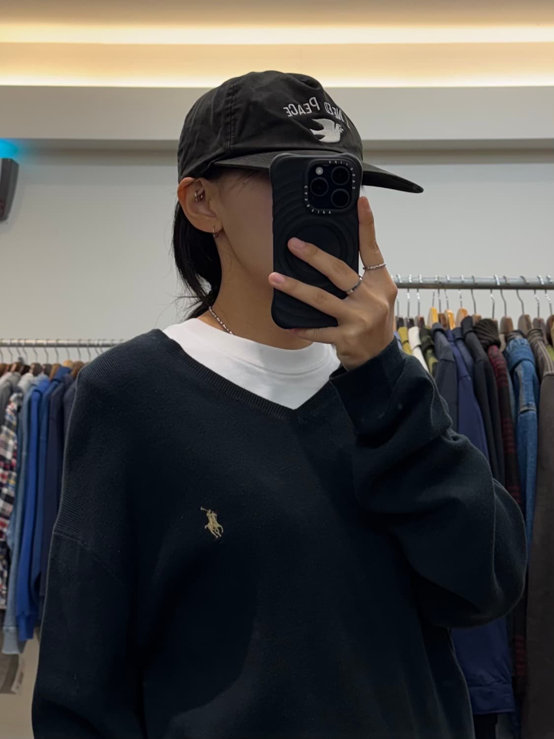 폴로 랄프로렌 피마코튼 브이넥 니트 상품이미지6