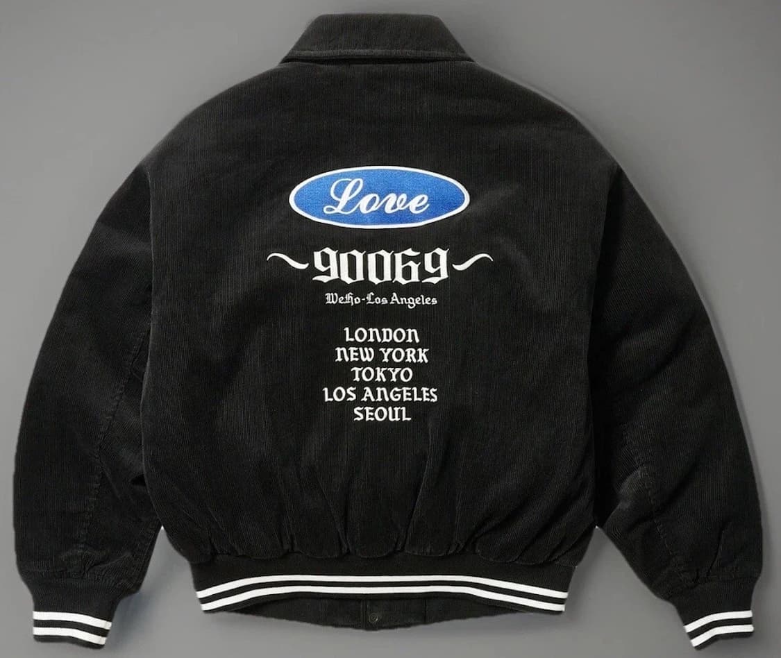 팔라스 러브 바시티 자켓 블랙 상품이미지2