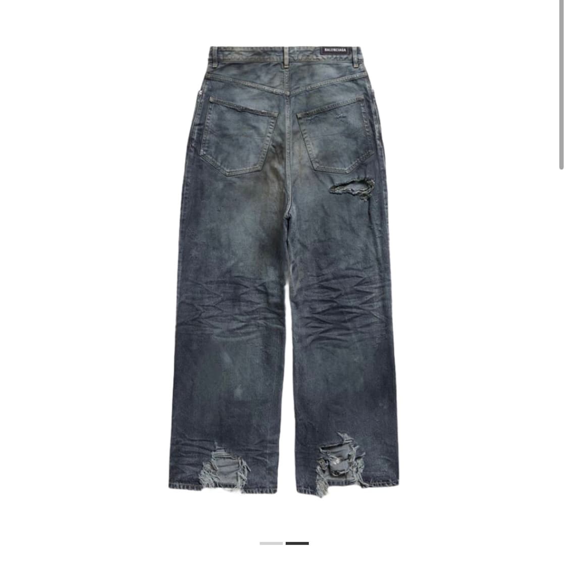 발렌시아가 배기 팬츠 라이트 블루 m 상품이미지2